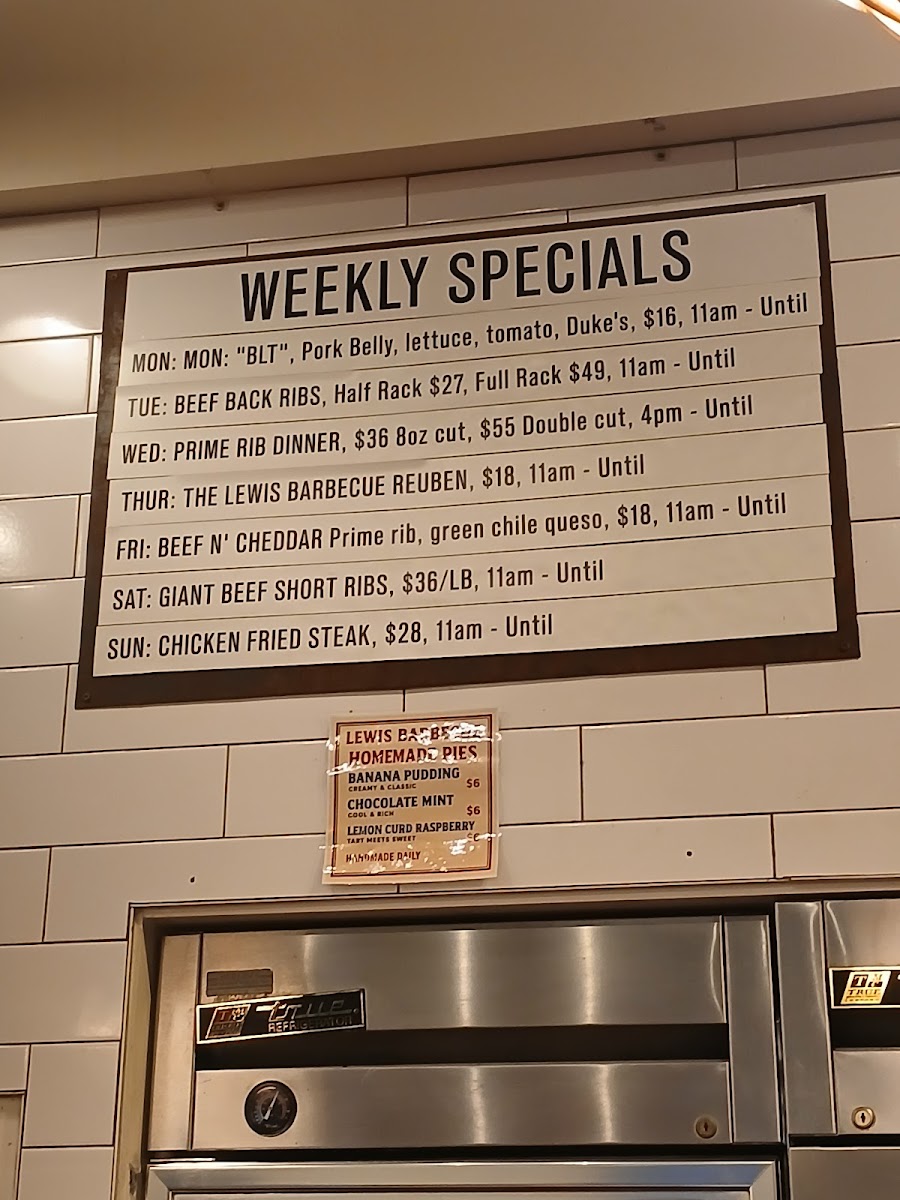 Lewis Barbecue Charleston Menu - Image 3